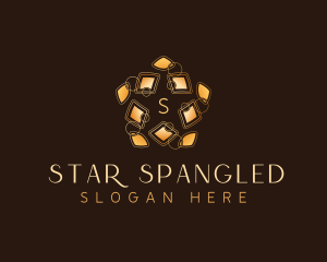 Lantern Star Pattern logo design