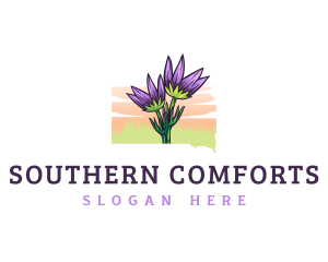 Pasque Flower South Dakota logo