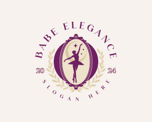 Elegant Ballet Dancer logo design