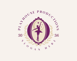 Elegant Ballet Dancer logo