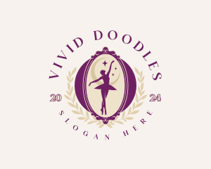 Elegant Ballet Dancer logo design