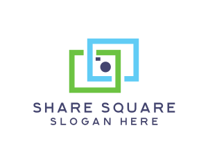 Square Camera Photography  logo design