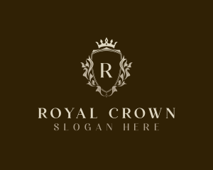 Royal Shield Crown logo design