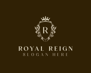 Royal Shield Crown logo design