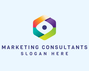 Marketing Business Eye logo design