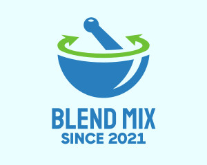 Mortar & Pestle Mixing logo