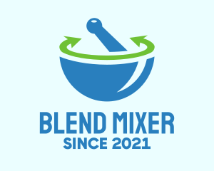 Mortar & Pestle Mixing logo