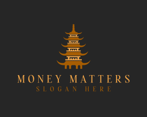 Asian Temple Pagoda Logo