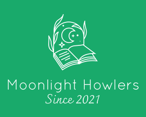 Nature Moonlight Book logo design