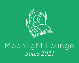 Nature Moonlight Book logo design