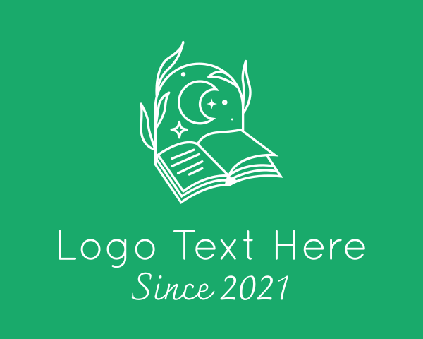 Book logo example 2