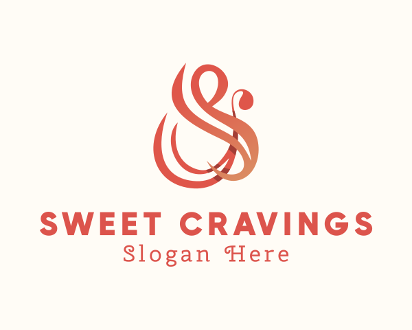 Lettering logo example 4