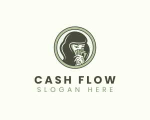 Money Cash Woman logo design