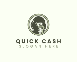 Money Cash Woman logo
