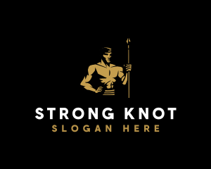 Strong Spear Warrior logo design