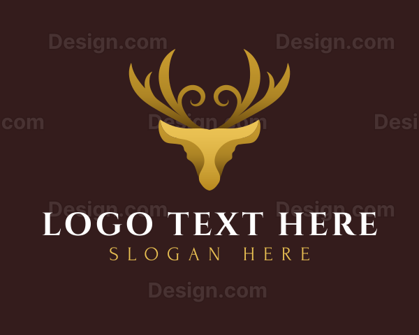 Luxury Deer Gold Logo