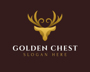 Luxury Deer Gold logo design