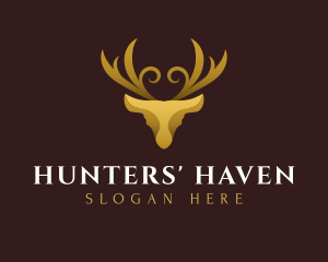 Luxury Deer Gold logo design