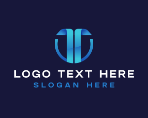 Technology Business Letter T logo