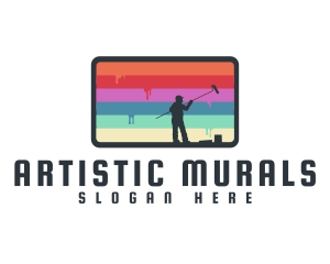 Colorful Paint Mural logo