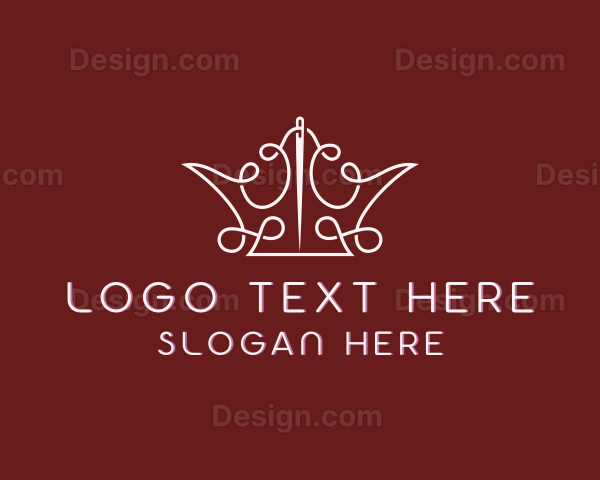 Crown Thread Stitching Logo