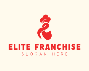 Chef Toque Letter E logo design