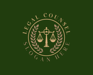 Attorney Justice  Scales logo