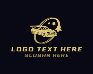 Automotive Racing Car logo design