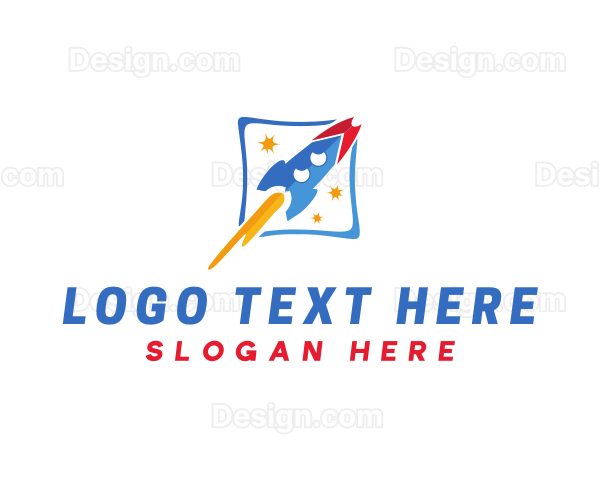 Aerospace Rocket Toy Logo