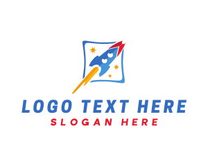 Aerospace Rocket Toy Logo