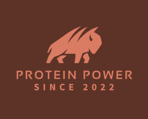 Bison Ranch Animal logo