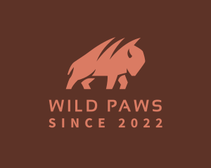 Bison Ranch Animal logo
