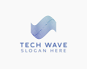 Waves Biotech Lab logo design