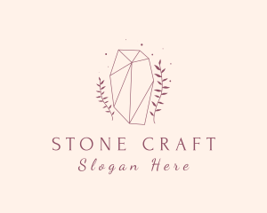 Leaf Crystal Boutique logo design