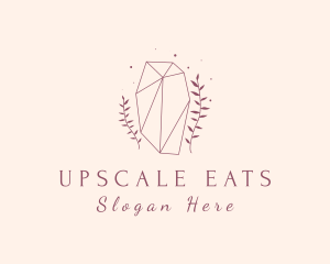 Leaf Crystal Boutique logo design