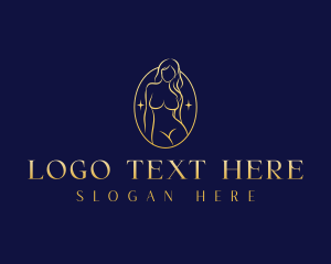 Woman Body Sexy logo design