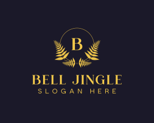 Luxury Hotel Wreath logo design