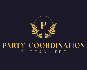 Luxury Hotel Wreath logo design