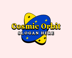 Retro Gaming Orbit logo design