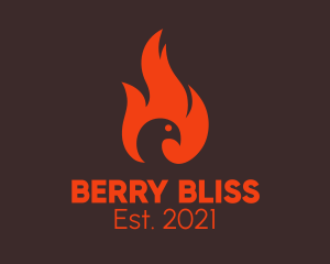 Spicy Blazing Chicken  logo design