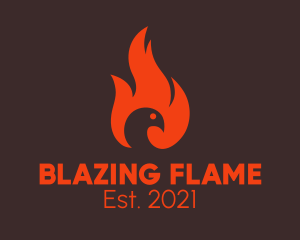Spicy Blazing Chicken  logo design