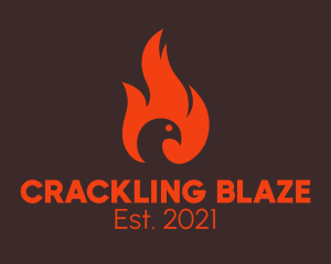 Spicy Blazing Chicken  logo design