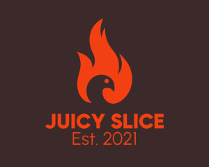 Spicy Blazing Chicken  logo design