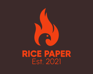 Spicy Blazing Chicken  logo design