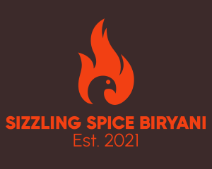 Spicy Blazing Chicken  logo design