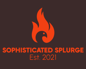 Spicy Blazing Chicken  logo design