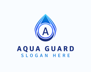 Water Liquid Droplet logo design