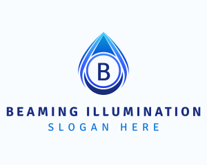 Water Liquid Droplet logo design