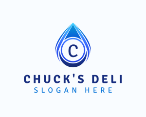 Water Liquid Droplet logo design