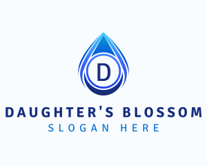 Water Liquid Droplet logo design